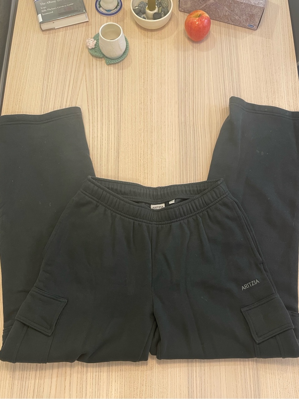 Dark green tall aritzia cargo sweats